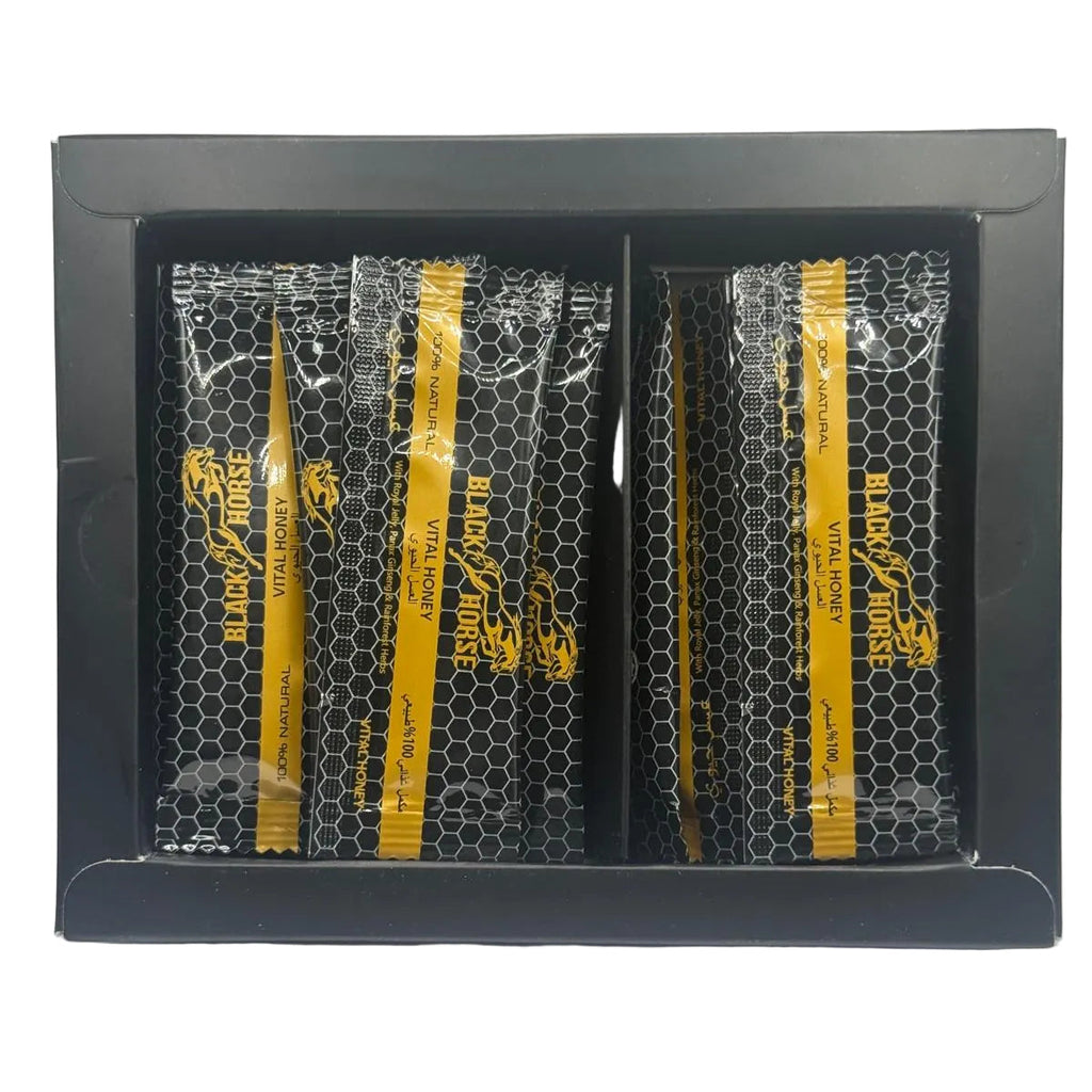 Miel Vitalité Black Horse (Édition Miel SexoForte) Boite Premium 24 sachets X 10g