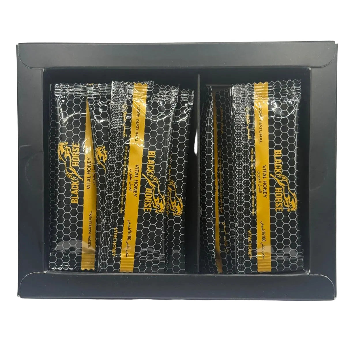 Miel Vitalité Black Horse (Édition Miel SexoForte) Boite Premium 24 sachets X 10g